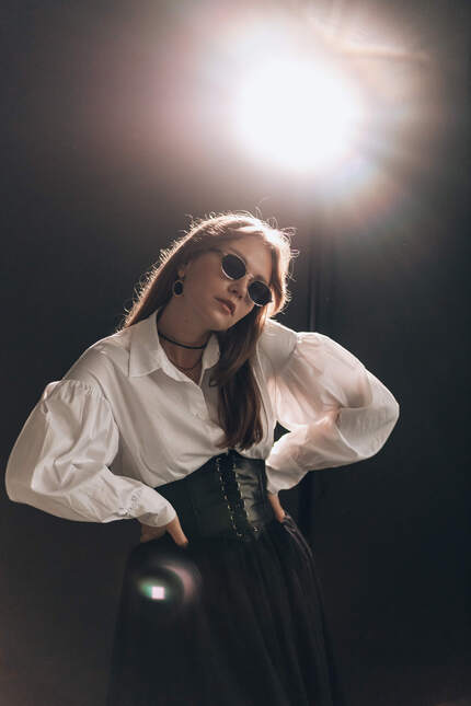 стильная фотосессия в студии