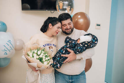 выписка из роддома фотосессия летом