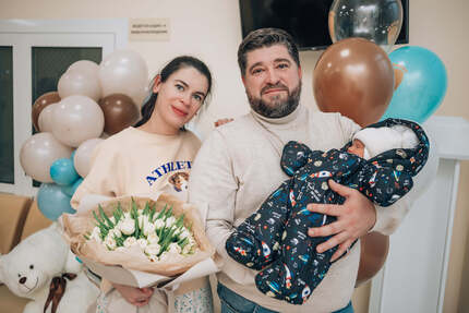выписка из роддома фотосессия летом