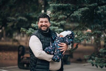 выписка из роддома фотосессия летом