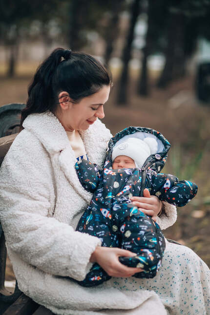 выписка из роддома фотосессия летом