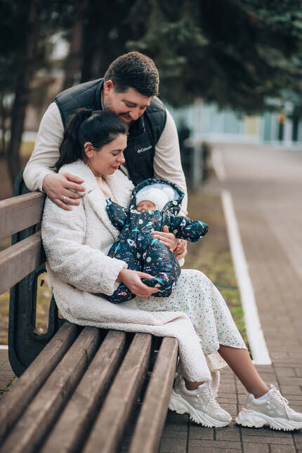 выписка из роддома фотосессия летом