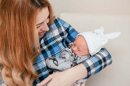 выписка из роддома фотосессия летом