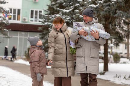 выписка из роддома фотосессия дома